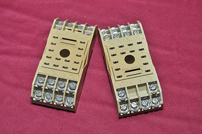 2x Releco sk-3004 Relay Socket - Lot of Two 2x Releco sk-3004 Relay Socket - Lot of Two