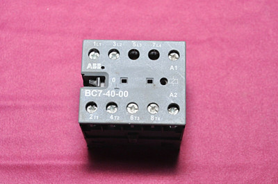 3x Abb bc7-40-00 16a,600 vac contactor iec/en 60947-4-1 3x Abb bc7-40-00 16a,600 vac contactor iec/en 60947-4-1