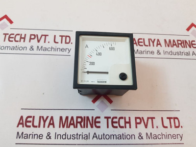 Schlumberger 500/5A Ammeter 0 To 600 A 60 Hz