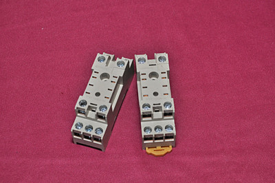 Lot Of 3X Omron Pyf08A-n Relay Coil Socket 7A 250Vac