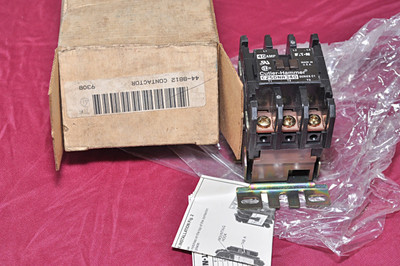 Cutlerhammer C25DNA340 purpose contactor 40A 24V 50-60Hz 9308 3 coils Cutlerhammer C25DNA340 purpose contactor 40A 24V 50-60Hz 9308 3 coils