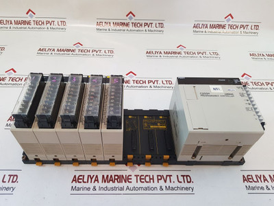 Omron Oc222,C200H-oc224,C200H-ps221, Module Rack With C200H-bc081-v2