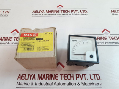 Mw Meter 0-12 Mw An234M0000 4-20Ma Sopp. Mecc. Ime Mw Meter 0-12 Mw An234M0000 4-20Ma Sopp. Mecc. Ime