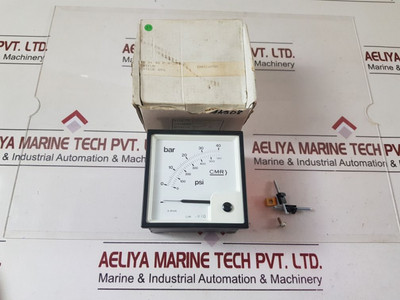 Bq96 Manometer 0-40 Bar 0-586 P.S.I Cmr Q 96 Bq96 Manometer 0-40 Bar 0-586 P.S.I Cmr Q 96