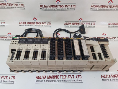 Omron Lk201-v1,Id215,Od215,Oc225,Cpu44-z,Pd024 Module Rack