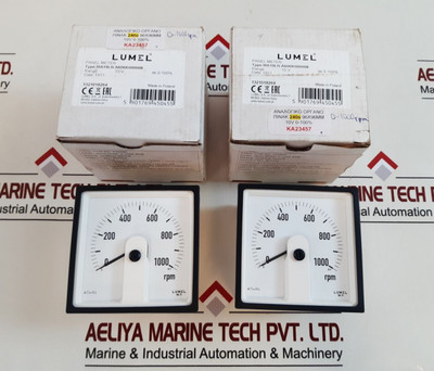 Ma19Ln A606K000008 Indicator 0-1000 Rpm Lumel S.A. Ma19Ln A606K000008 Indicator 0-1000 Rpm Lumel S.A.