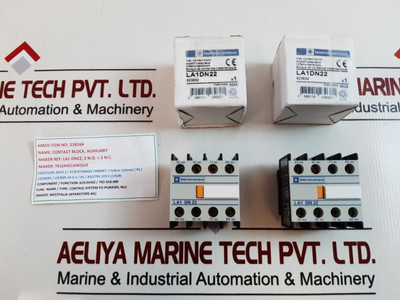 La1 Dn 22 Inst. Contact Block Telemecanique (Maker: Westfalia Separators Ag)