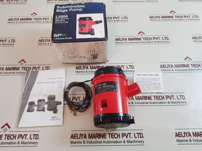 L2200-2060 Gph 24V Submersible Bilge Pump Johnson Pump An Spx L2200-2060 Gph 24V Submersible Bilge Pump Johnson Pump An Spx