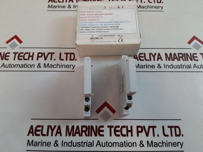 Lot Of 4X Siemens 3Rv1901-1A Auxiliary Contact Block 690V A600/Q300
