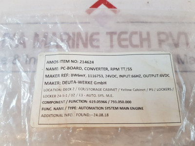 Deuta Bw6My Output Relay Deuta Bw6My Output Relay
