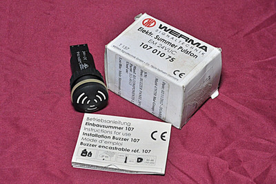 Werma 10701075 Panel Mount Buzzer by Werma Signaltechnik Werma 10701075 Panel Mount Buzzer by Werma Signaltechnik