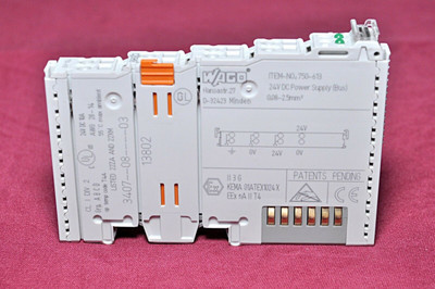 Wago 750-613 power supply module 24v dc 10a 55'c max temp Wago 750-613 power supply module 24v dc 10a 55'c max temp
