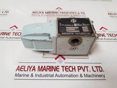 6M/M Ns692 Solenoid 4 Way Valve Nakakita Seisakusho