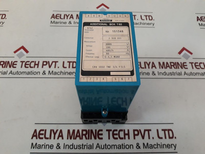 Enertec Cav 1032 Tne 3/4 Files Additional Box T82 6600V 100V Enertec Cav 1032 Tne 3/4 Files Additional Box T82 6600V 100V