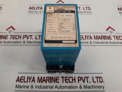 Enertec Caw 1032 Tne 3/4 File Additional Box T82 1200/5A 100V