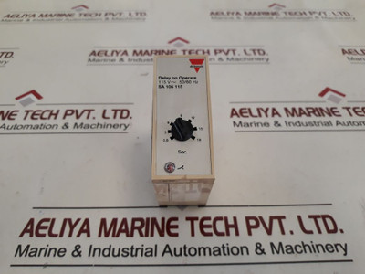 Electromatic Sa 105 115 Delay On Operate Timer 0.8-18 Sec , 115V~ 50/60Hz