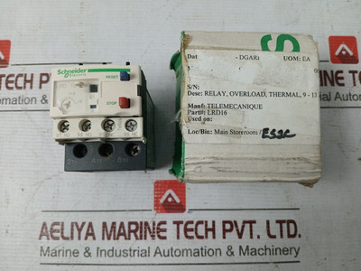 Schneider Electric Lrd 16 Overload Relay 6Kv 9-13 A B600 R300 06Atex0036X