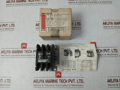 Cutler-hammer C25Dna3402T Definite Purpose Contactor 24V 50-60Hz 7 Lb.In. Cutler-hammer C25Dna3402T Definite Purpose Contactor 24V 50-60Hz 7 Lb.In.