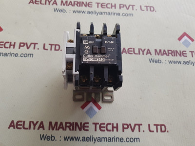 Contactors by Cutler-Hammer Eaton C25DNA340 - 40 Amp Series A1 Contactors by Cutler-Hammer Eaton C25DNA340 - 40 Amp Series A1