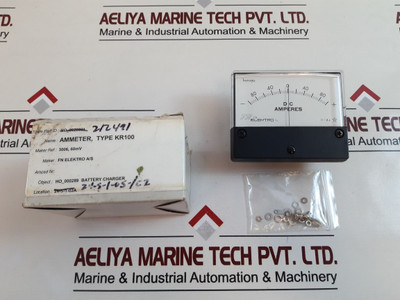 Fn Elektro Kr100 Ammeter -80 To +80 Dc