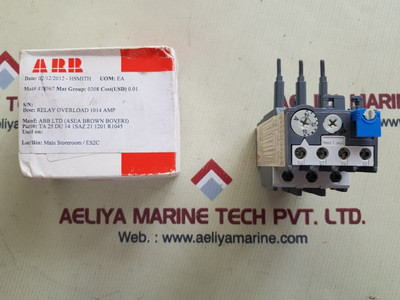 Abb ta25du overload relay - Trip Class 10A/UI=690V - 600VAC/Class 10 Abb ta25du overload relay - Trip Class 10A/UI=690V - 600VAC/Class 10
