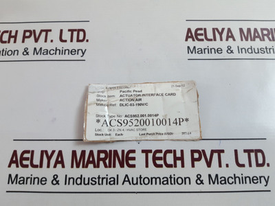 Dlic-03-190V/C Actuator Interface Card Action Air