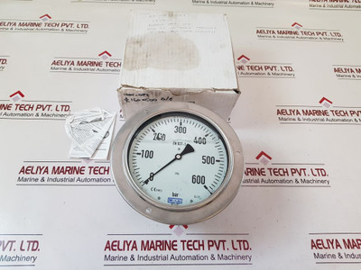 Wika En837-1 Cl. 1.0 Pressure Gauge 0-600 Bar