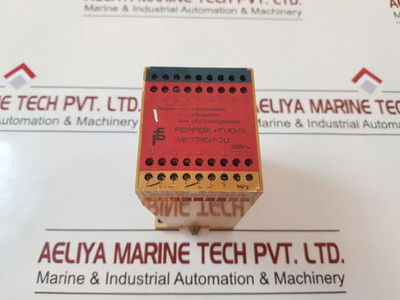 We 77/Ex1-2U Pepperl + Fuchs Isolated Switch Amplifier Relay We 77/Ex1-2U Pepperl + Fuchs Isolated Switch Amplifier Relay