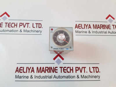 Omron H3Ba-8 Timer Module 0-1.0 Min 08500 5A 250Vac 100/110/120Vac 50/60Hz