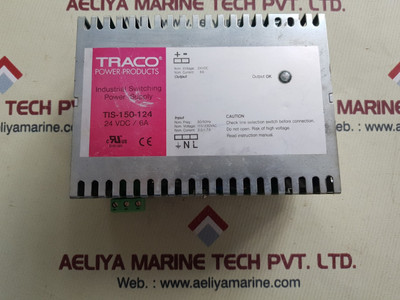 Industrial Power Supply TIS-150-124 Traco 24VDC 6A Output Industrial Power Supply TIS-150-124 Traco 24VDC 6A Output