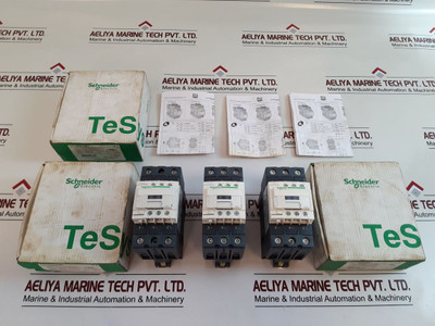 Schneider Electric Lc1D50A 3-pole Contactor 440V-50A-24V Ac Coil