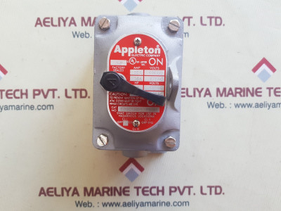 Appleton Edsc150F1 11/10M Snap Switch For Use In Hazardous Location