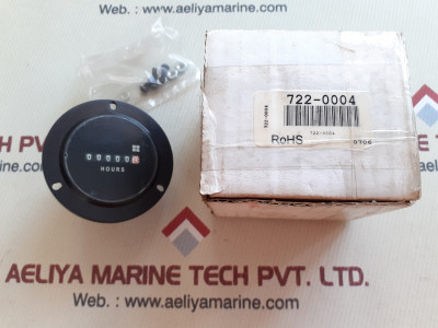 Redington 722-0004 hour meter 90/240vac 50/60hz 6w