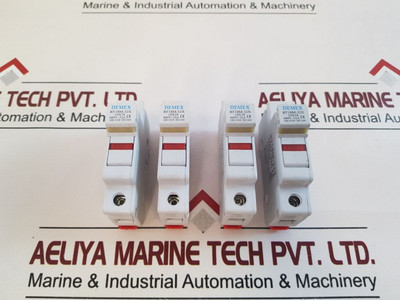 Set Of 7X Demex Rt18M-32X Fuse Holder 10X38 660V~32A Iec269 Set Of 7X Demex Rt18M-32X Fuse Holder 10X38 660V~32A Iec269