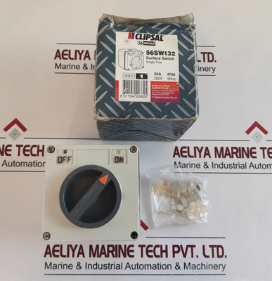Clipsal 56Sw132 Single Pole Surface Switch 32A Clipsal 56Sw132 Single Pole Surface Switch 32A