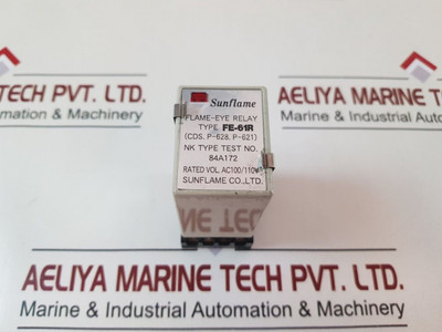 Fe-61R Flame-eye Relay Sunflame Co., Ltd. Fe-61R Flame-eye Relay Sunflame Co., Ltd.