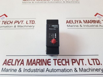 Unic Xf 0.1-3 Min Time Delay Relay Brodersen Control System Unic Xf 0.1-3 Min Time Delay Relay Brodersen Control System