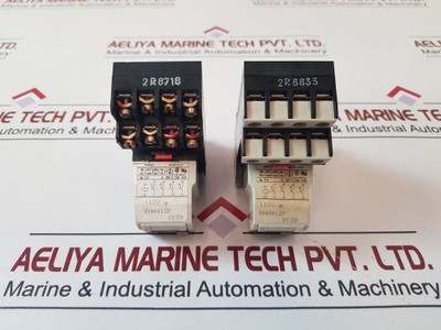 Telemecanique Rhn412F Relay 2.5A/240Vac With Relay Base