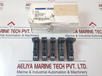 Set Of 5X Telemecanique Rsze 1S35M Relay Socket Rsze1S35Mba Set Of 5X Telemecanique Rsze 1S35M Relay Socket Rsze1S35Mba