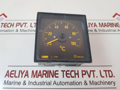 Celsa 7E13 Analog Meter 0 To 100°C