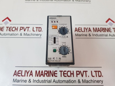 Omron Se-k1N Motor Relay 1 To 10 Sec