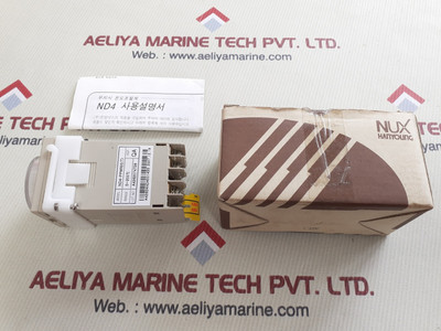 Hanyoung nd4-ppmr05(t) temp controller by Nux, model nd4. Hanyoung nd4-ppmr05(t) temp controller by Nux, model nd4.