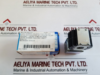 Mkc-2 Solenoid Coil Kit 120V,50-60 Cy. 15W Sporlan