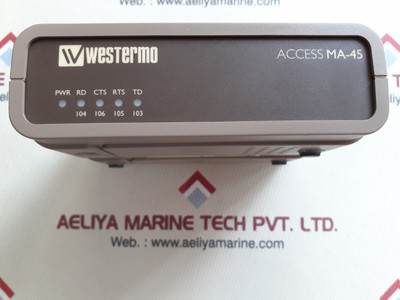 Westermo ma-45 converter, Access MA-45, 230V 22mA, Freq.48-62Hz Westermo ma-45 converter, Access MA-45, 230V 22mA, Freq.48-62Hz