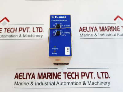 C-mac Rv30-3 Control Module Rv30-1-1-230-3 230Vac 50/60Hz 2.5Va 1 Pole 8A/250Vac
