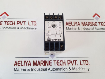 Rte/1R Sitron Timer 0.5 To 30Sec Sitron Equipamentos Eletronicos Ltd. Rte/1R Sitron Timer 0.5 To 30Sec Sitron Equipamentos Eletronicos Ltd.