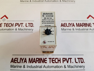 Sb 125 724 Electromatic Delay On Release 0,8-18 Sec, 12-24 V Dc Sb 125 724 Electromatic Delay On Release 0,8-18 Sec, 12-24 V Dc