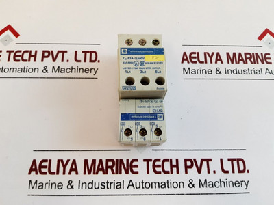 Telemecanique Gv2-g05 Terminal Block With Gv1L3 Circuit Breaker 63A 690V Telemecanique Gv2-g05 Terminal Block With Gv1L3 Circuit Breaker 63A 690V