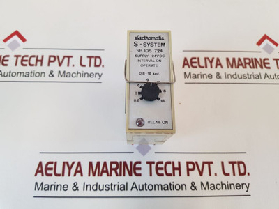 Electromatic Sb 105 724 Interval On Operate With Base 0.8-18 Sec 24 V Dc