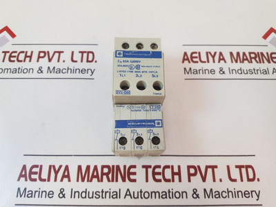Telemecanique Gv2-g05 Terminal Block With Gv1L3 Circuit Breaker France Telemecanique Gv2-g05 Terminal Block With Gv1L3 Circuit Breaker France